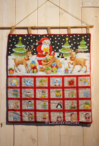 Calendrier de l'Avent Père Noël